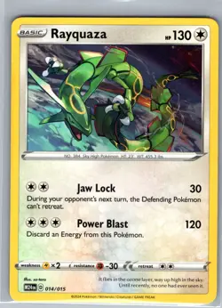Rayquaza 014/015 Non Holo McDonald's Promos 2024 - Pokemon Card - NM - Image 1
