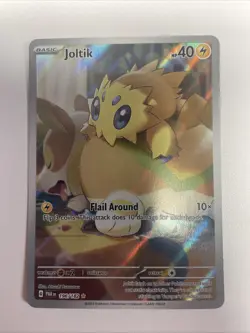 Pokemon Joltik TCG Holo Card Sv04: Paradox Rift 196/182 NM Free Shipping - Image 1