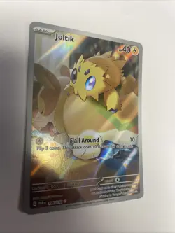 Pokemon Joltik TCG Holo Card Sv04: Paradox Rift 196/182 NM Free Shipping - Image 2
