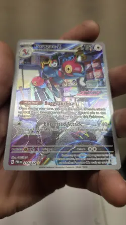 Pokemon Porygon-Z TCG Holo Card 214/182 Sv04: Paradox Rift Illustration Rare - Image 2