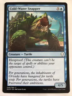 MTG Dominaria Cold-Water Snapper 048/269 NM - Image 1