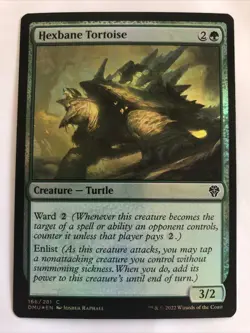 MTG Dominaria United Hexbane Tortoise Foil 166/281 NM - Image 1