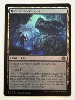 MTG The Lost Caverns of Ixalan Hidden Necropolis Foil 0275 NM - Image 1