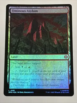 MTG Universes Beyond: Spider-man Ominous Asylum Foil 0181 NM - Image 1