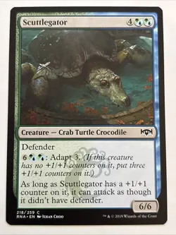 MTG Ravnica Allegiance Scuttlegator 218/259 NM - Image 1