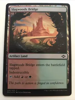 MTG Modern Horizons 2 Slagwoods Bridge Foil 256/303 NM - Image 1