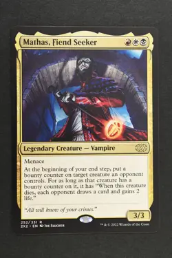 Magic The Gathering: Mathas Fiend Seeker - 2XM - Rare - LP - MTG - Image 1