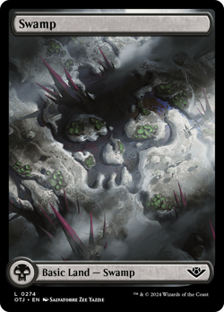 Swamp #274 | Near Mint | Outlaws of Thunder Junction OTJ | Magic MTG - Image 1