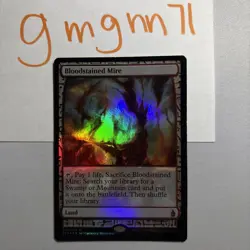 MTG Foil Bloodstained Mire Zendikar Expeditions 1 Of 3 - Image 1