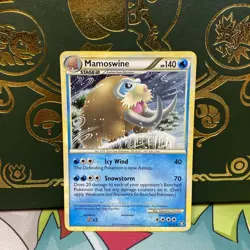 2010 MAMOSWINE 5/102 HeartGold SoulSilver TRIUMPHANT POKEMON CARD RARE HOLO NM - Image 1