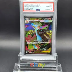 PSA 10 Mega Charizard X ex SR 094/080 Inferno X M2 Pokemon Card Japanese 2025 - Image 2