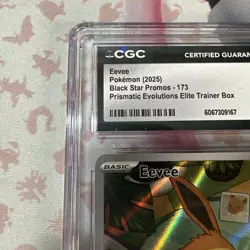 CGC 10 Eevee 173 Sv: Scarlet & Violet Promo Cards Holo - Image 2