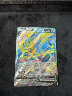Zacian V (Shiny) SWSH292 SWSH: Sword & Shield Promo Card NM - Image 1