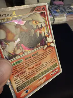 Heatran Lv. X - DP31 - Pokemon Diamond & Pearl Promo Ultra Rare Card HP - Image 2