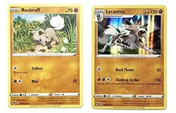 Lycanroc 030/073 - Champions Path - Evolution Pokemon Card Set - Midday Form - Image 1