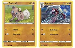 Lycanroc 095/185 Vivid Voltage - Rare - Evolution Pokemon Card Set - Midnight Fo - Image 1