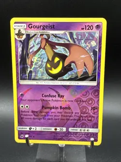 Pokemon Card Gourgeist Crimson Invasion Reverse Holo Rare 45/111 - Image 1