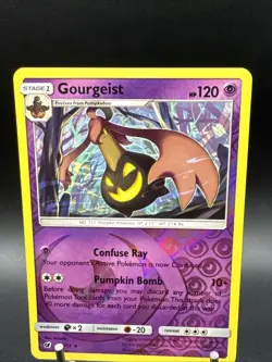 Pokemon Card Gourgeist Crimson Invasion Reverse Holo Rare 45/111 - Image 2