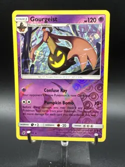 Pokemon Card Gourgeist Crimson Invasion Reverse Holo Rare 45/111 - Image 3
