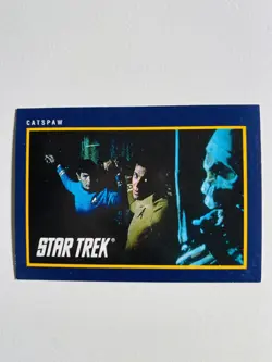 1991 STAR TREK #57 CATSPAW NM-MT CARD - Image 1