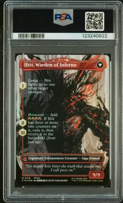 2025 MTG FF #0318 CLIVE, IFRIT'S DOMINANT/IFRIT WARDEN OF INFERNO PSA 10 FOIL - Image 2