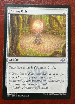 x1 NM Zuran Orb - 300/303 U MH2 - MTG Magic Never Played x1 - Image 1