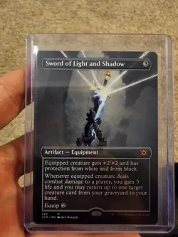 Sword of Light and Shadow (Borderless) Double Masters Regular - Image 1