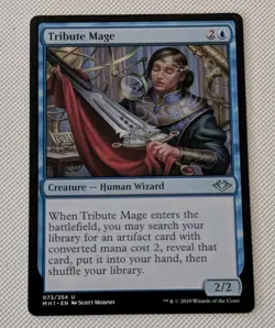 MTG Modern Horizons Uncommon TRIBUTE MAGE NM - Image 1