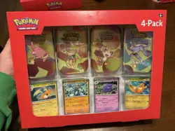 Pokemon Scarlet & Violet Mini Tins 151 4 Pack SEALED Sams Club Brand New - Image 3