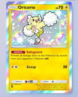 Oricorio Shiny 1?, Pokemon TCG Pocket, Mega Rising, English - Image 1