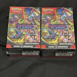 Pokemon TCG Mega Evolution Phantasmal Flames Booster Bundle Lot of 2 Sealed New - Image 1