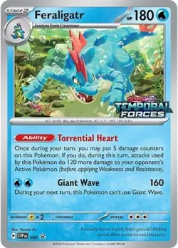 1x Feraligatr (Prerelease, #089) - Holofoil NM Eng Pokemon - S&V Promos - Image 1
