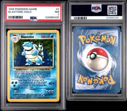 Pokemon TCG: Blastoise 002/102 Base Set Holo PSA 7 Near Mint - Image 2