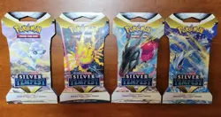 4x Pokemon Silver Tempest Sleeved Booster Packs - Complete Art Set! 820650870927 - Image 2