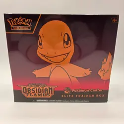 Sealed Pokemon Center TCG Scarlet & Violet Obsidian Flames Sealed ETB SV03 EL008 - Image 1