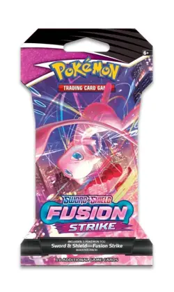 Pokemon TCG: Sword and Shield Fusion Strike x1 Sleeved Booster Pack Sealed ?? - Image 3