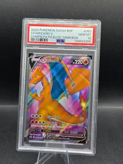 PSA 10 GEM MINT! Pokemon Black Star Promo Charizard V SWSH050 - Image 2