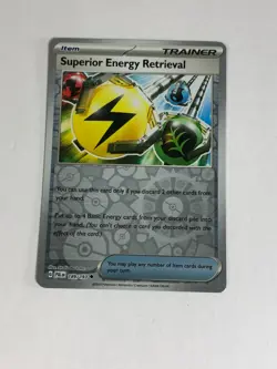 Pokemon TCG Paldea Evolved Reverse Holographic Superior Energy Retrieval 189/193 - Image 1