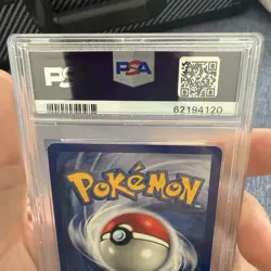 1999 Pokemon Game 1st Edition Shadowless Impostor Prof Oak #73 PSA 9 - Image 5