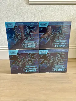 Pokemon TCG Lot of (4) Phantasmal Flames Elite Trainer Box ETB NEW/Sealed - Image 1