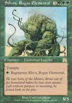 MTG magic cards 1x Silvos, Rogue Elemental Onslaught Light Play, English - Image 1