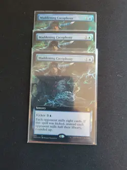 x1 MTG Magic the Gathering Maddening Cacophony 330 Zendikar Rising LP FOIL - Image 1