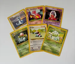 Base Set Pokemon Normal Common Uncommon Rare Choose Your Cards /102 - Image 1