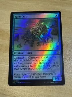 1x Ruin Crab | FOIL | Zendikar Rising | MTG Magic Cards - Image 1