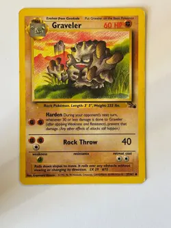 Fossil Pokemon Singles Choose Your Own Cards Vintage Pokemon /62 - Image 5