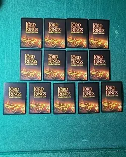 LOTR TCG Lot Of 13 FOIL Cards. NO DOUBLES! ALL UNIQUE! Lord Of The Rings TCG - Image 2