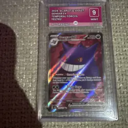 Pokemon Card 9 Gengar ex 193/162 TEF Temporal Forces Ultra Rare FA 2024 - Image 1