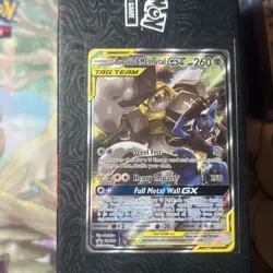 Pokemon TCG Lucario & Melmetal Tag Team GX SM192 Holo Promo Card Sun & Moon - Image 1
