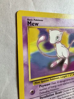 Mew Black Star Promo 8 Non-Holo Pokemon Card 2000 WOTC TCG - Image 2