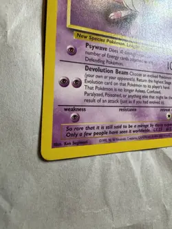 Mew Black Star Promo 8 Non-Holo Pokemon Card 2000 WOTC TCG - Image 3